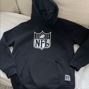 Black NFL Hoodie with Logo